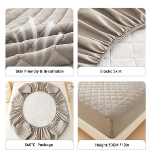 Fodera materasso spessa in tessuto 3D 100% protezione impermeabile per materasso morbido e traspirante con federa - Product Image 6