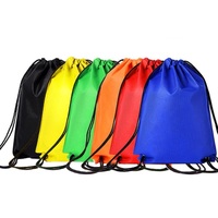 Sac à cordon unisexe personnalisé en polyester, sac à dos de sport, sac de sport imperméable, sac à logo, sacs de sport promotionnels, capacité de 20 à 38 L, cordon