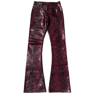 <span class=keywords><strong>Pantaloni</strong></span> in Pelle di Serpente Personalizzati all'Ingrosso, Vita Alta, Traspiranti e Alla Moda - Nuovo Stile Hip Hop per <span class=keywords><strong>Uomo</strong></span> - Product Image 1