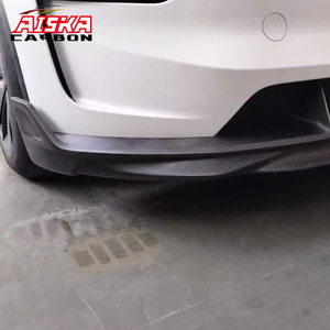 ชุดแต่งคาร์บอนไฟเบอร์ AISKA Pre-preg สำหรับ Tesla Model Y Juniper 2025+ ประกอบด้วยลิ้นกันชนหน้า, ดิฟฟิวเซอร์หลัง, สเกิร์ตข้าง - Product Image 4