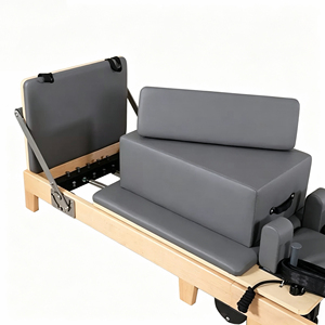 Reformer <span class=keywords><strong>de</strong></span> Pilates pliable en bois, directement <span class=keywords><strong>de</strong></span> l'usine, avec support OEM/ODM pour studios <span class=keywords><strong>de</strong></span> <span class=keywords><strong>yoga</strong></span> <span class=keywords><strong>et</strong></span> centres <span class=keywords><strong>de</strong></span> fitness - Product Image 6