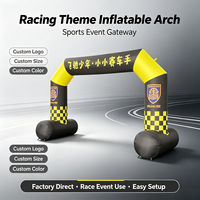 Arche gonflable pour événements extérieurs 8m, arche de ligne d'arrivée pour voitures de course, en tissu Oxford imperméable, certifiée CE, durable, installation facile, résistante au soleil