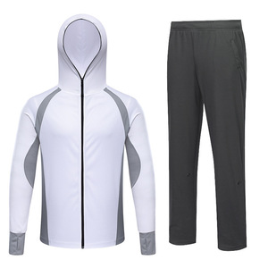 भारी शुल्क वाला यूनिसेक्स मछली पकड़ने वाला बाइब सेट 100% पॉलिएस्टर वाटरप्रूफ विंडप्रूफ विंडप्रूफ 50 त्वरित सूखी जैकेट पैंट - Product Image 4