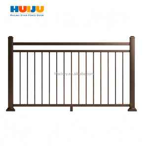 Nouvelle conception HJ : Garde-corps <span class=keywords><strong>en</strong></span> aluminium pour balcon, balustrades de pont, garde-corps <span class=keywords><strong>d</strong></span>'<span class=keywords><strong>escalier</strong></span> extérieur <span class=keywords><strong>en</strong></span> métal aluminium - Product Image 1