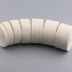 Twill Cotton Webbing 25mm <b>Edge</b> Band Binding 2 Inch Wide Cotton Herringbone Webbing <b>Tape</b> for Bags Backpacks Shoulder Straps Stock - Product Image 5