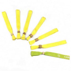 Bracelet tissé personnalisé en polyester pour festival, bracelet en tissu - Product Image 1