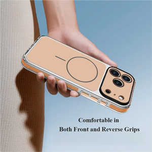 Funda Magnética Estilo <span class=keywords><strong>iPhone</strong></span> 17 para <span class=keywords><strong>iPhone</strong></span> 15 <span class=keywords><strong>Pro</strong></span> Max, Protector de Lente con Orificios Precisos y Carcasa Rígida de Acrílico Resistente a Impactos - Product Image 5