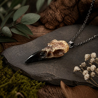 Corbeau Gothique pour Pendentif en Résine, Accessoires de Masque Animal pour Halloween, Noël, Remise de Diplôme