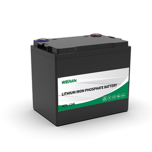 Weran 12V 46Ah Alta Capacidade Lítio Ferro Fosfato Bateria Longa Vida Ciclo Recarregável CE Lithium Ion Baterias Pack - Product Image 2
