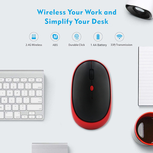 Phụ Kiện Máy Tính 2.4G Arc Không Dây Không Khí Quang Học Siêu Mỏng Chuột Cho <span class=keywords><strong>PC</strong></span> ABS Nhựa - Product Image 5