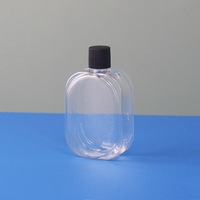 Nouveau plastique vide PETG 50ml Mini petit clair rond carré parfum aromathérapie diffuseur huile bouteille de parfum pour voiture