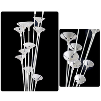 Support de Ballons en Tiges pour Mariage, Anniversaire, Fête, Décoration de Baby Shower et Enfants