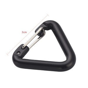 Roestvrijstalen 316 Driehoek Karabijnhaak Sleutelhanger Tas Gesp Fles Clip 7X40Mm Klimmen Wandelen Huisdier Jacht Boot Hardware - Product Image 4