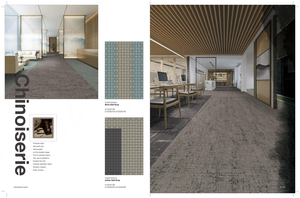 กระเบื้องพรมไนลอนทนทาน สวยงาม สำหรับพื้นที่เชิงพาณิชย์ที่มีการใช้งานหนัก พร้อมแผ่นรองพื้น PVC - Product Image 4