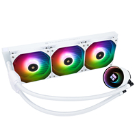 Refroidisseur liquide pour processeur Thermalright Frozen Notte 360 WHITE ARGB V2 avec trois ventilateurs PWM 2000 RPM pour LGA1700 AM5