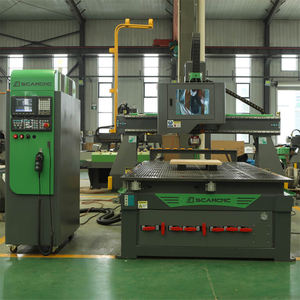 Routeur CNC ATC 1325, équipement industriel pour projets de travail du bois et ligne de production d'armoires avec magasin d'outils - Product Image 4