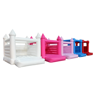 Erwachsene Kinder springen Hüpfburg Hüpfburg aufblasbare weiße Hochzeit zum Verkauf - Product Image 6
