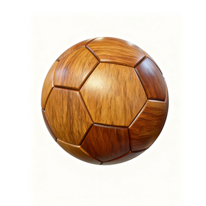 Juguete de <span class=keywords><strong>Madera</strong></span> para Ensamblar con Espiga y Mortaja, Diseño de Balón de Fútbol - Product Image 3