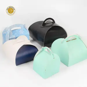 Customizable Cake Box Packaging Disposable Cake Paper Box And Cake Board Wholesale