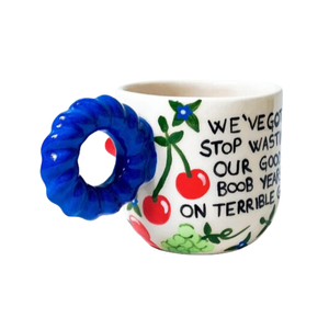 Taza de cerámica hecha a mano y pintada a mano, poste de cerámica, piqueros modernos, tazas de café y té, taza estética, regalo de inauguración de <span class=keywords><strong>la</strong></span> casa - Product Image 4