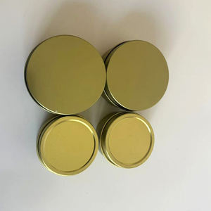 Barattoli per Candele in Latta Lucida da 8oz con Coperchio in Due Pezzi, Disponibili in Nero, Bianco e Oro, per Adesivi, Conservazione Candele e Piccoli Ornamenti - Product Image 3