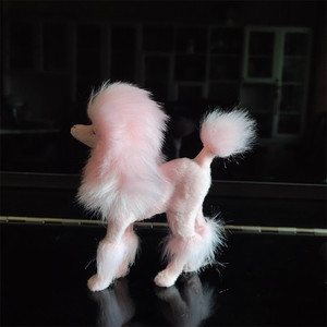 Vente en gros de mini-jouets en peluche mignons et miniatures, chien bouledogue en peluche, poupée pour la décoration de maison de poupées - Product Image 4