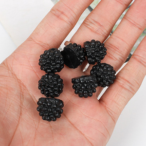 1.2cm PVC realistic mulberry model accessories DIY fruit toys butter glue craft <b>slime</b> material - Product Image 4