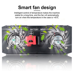 เครื่องแปลงไฟแบบ Pure Sine Wave DC <span class=keywords><strong>เป็น</strong></span> AC 110Vac 220Vac อินเวอร์เตอร์ในรถยนต์ กำลังไฟ 6KW 8KW ระบบแบตเตอรี่ 12V 24V 48V - Product Image 5