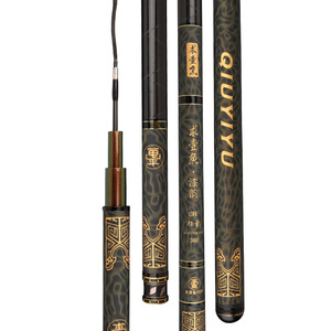 Canne à pêche télescopique Luo Feifei 5H 6.5H 8H 10H 12H 15H 16H 18H en fibre de carbone pour la pêche à la carpe en fosse noire - Product Image 3