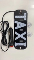 Enseigne lumineuse LED pour voiture avec service de lecteur USB, enseigne de taxi, logo publicitaire clignotant, panneau lumineux sur la fenêtre