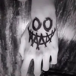 Gótico payaso oscuro cara <span class=keywords><strong>tatuajes</strong></span> temporales Halloween calavera Rosa bruja llama estrella diseños impermeable cuerpo arte fiesta <span class=keywords><strong>globos</strong></span> - Product Image 1