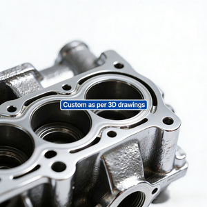 Têtes de cylindres de moteur automobile personnalisées en fonte, acier forgé, alliage, pièces de moteur en alliage d'aluminium - Product Image 3