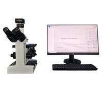 Microscopio Trinocular Metalográfico con Software de Análisis de Imágenes Metalúrgicas para Estudiar la Estructura Metalográfica del Metal
