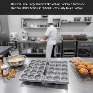 New Industrial Large Walnut Cake Machine CookTech Automatic Hotteok Maker Stainless Steel SUS304 Heavy Duty Touch Control - Product Image 3