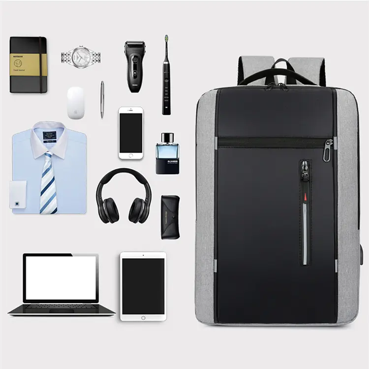 U लैपटॉप बैग में उच्च गुणवत्ता वाले पुरुष कॉलेज एंटी चोरी पानी प्रतिरोधी यात्रा लक्जरी लैपटॉप बैक बैग पैक