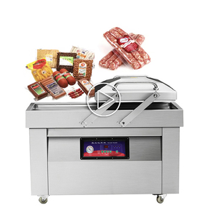 Máquina Selladora al Vacío Eléctrica Automática de Doble Cámara de Alta Precisión DZ-400/2SB 1KPA 400MM 220V/380V para Bolsas de Frutas Frescas - Product Image 1