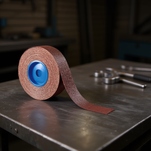 Rollo de tela abrasiva de corindón Ttake Ab1050, grano 220, 50x50000 mm, para lijado de metales - Product Image 3