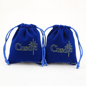 Custom Packaging for Jewelry With logo Printed Suede <b>Gift</b> Pouch Drawstring Velvet Jewelry Bag Packing for Rings Jewelry Display - Product Image 5