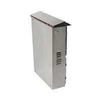 Boîte photovoltaïque YanGao en acier inoxydable argenté pour la transmission d'énergie électrique 400x300x180mm, boîte de commande électrique