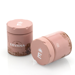 Food grade hot sale custom logo round child resistant tin boxes
