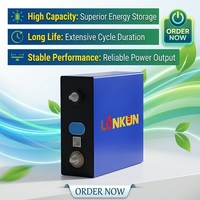 Cellule de batterie prismatique LiFePO4 LongKun 3.2V 100Ah 280Ah 314Ah au phosphate de fer et de lithium pour systèmes solaires, ESS, véhicules électriques (OEM/ODM)