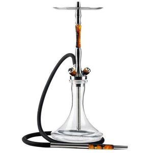 Narghilè Shisha Fibonacci di Alta Qualità, Moderno ed Ecologico, in Acciaio Inossidabile Durevole, con Lavorazione CNC e Confezione Regalo - Product Image 1