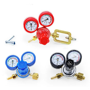 Vanne de réduction de pression pour bouteille d'oxygène, manomètre en laiton, compteur de dioxyde de carbone, réducteur de pression d'acétylène, manomètre de propane - Product Image 1