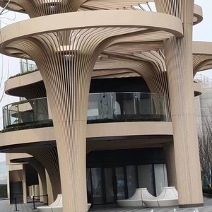 Panneaux de plafond en aluminium en forme de U, modernes et personnalisés, pour la décoration intérieure des centres commerciaux et des hôtels - Product Image 1