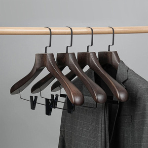 Cintres en bois pour vêtements, cintres en bois pour costumes pour homme - Product Image 6