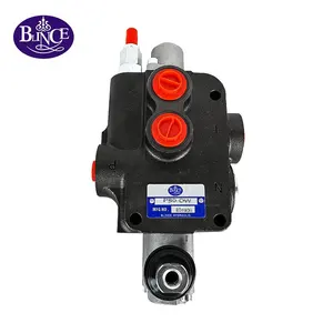 Distributeur de chargeuses hydrauliques 1-7 Section 80L 21gpm actionné par la soupape de commande directionnelle hydraulique de manette pour le chariot élévateur