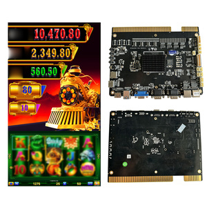 Carte PCB de jeu de compétences verticale Dragon Train Chi Lin Wins, à monnayeur, avec rouleau adhésif, au prix d'usine pour machine de divertissement - Product Image 2