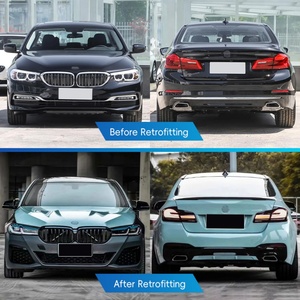 Kit de Carrocería para BMW Serie 5 M5, Modificación y Mejora para los Modelos 2018-2020 G30, Faldones Laterales Delanteros, Guardabarros, Luces Antiniebla Traseras, Luces Traseras - Product Image 2