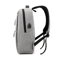 Mochila de negocios de nuevo estilo, mochila de viaje con carga USB resistente al agua promocional, mochila escolar para ordenador portátil para niño