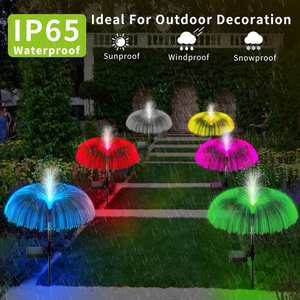Solar LED IP65 Waterproof Fairy <b>Lights</b> Outdoor Garden Decoration Lawn Pathway Remote Control Rechargeable Dimmable 3-Year <b>Light</b> - Product Image 4